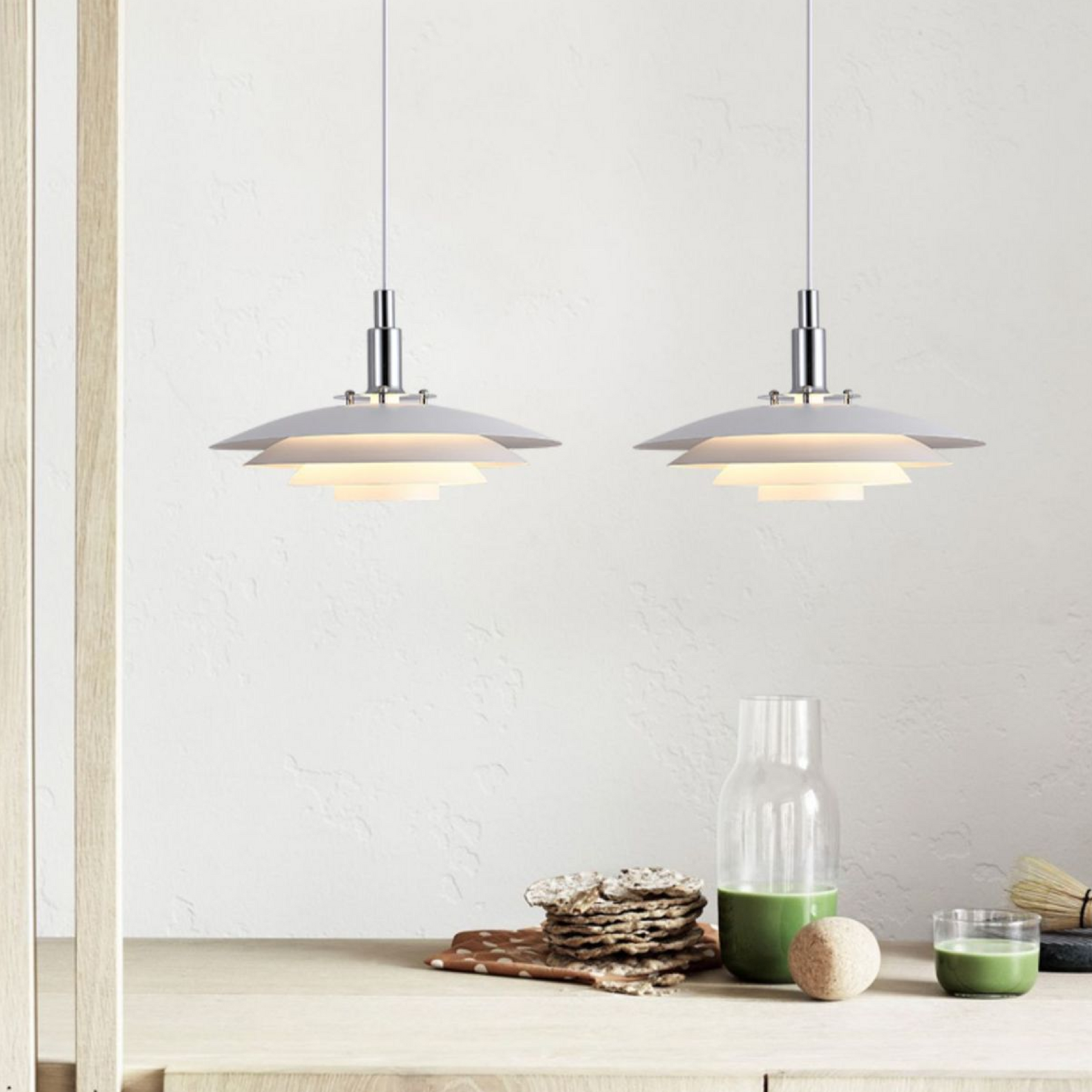 Lampe Pendante en Métal Minimaliste - Design Contemporain et Réglable
