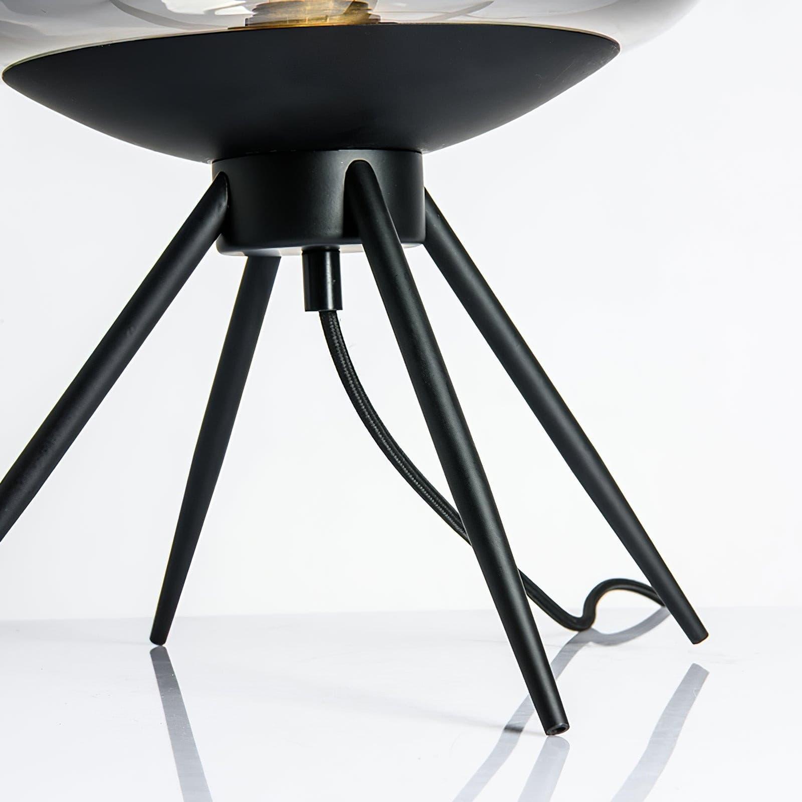 Lampe de Table LED en Verre - Éclairage Chaleureux et Design Élégant