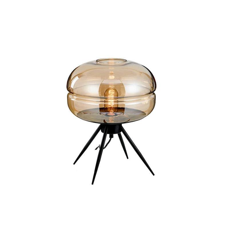Lampe de Table LED en Verre - Éclairage Chaleureux et Design Élégant