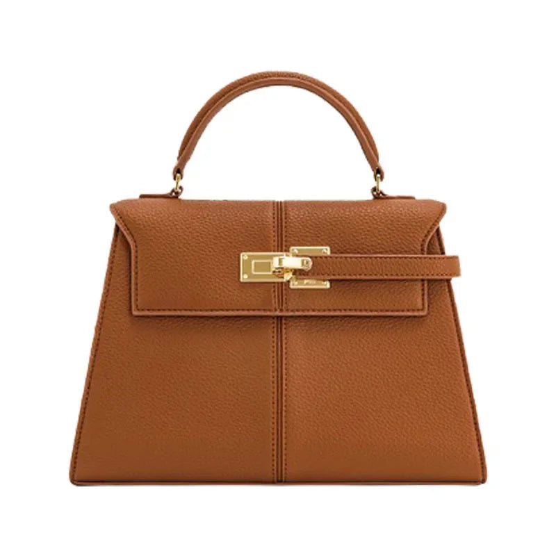 Sac à Bandoulière en Cuir Véritable - Élégant et Pratique pour Usage Quotidien