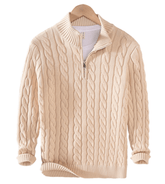 Pull en Tricot Doux pour Hommes - Élégance Moderne et Chaleur Confortable
