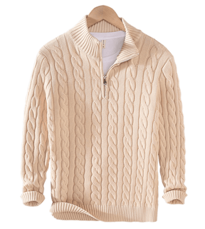 Pull en Tricot Doux pour Hommes - Élégance Moderne et Chaleur Confortable