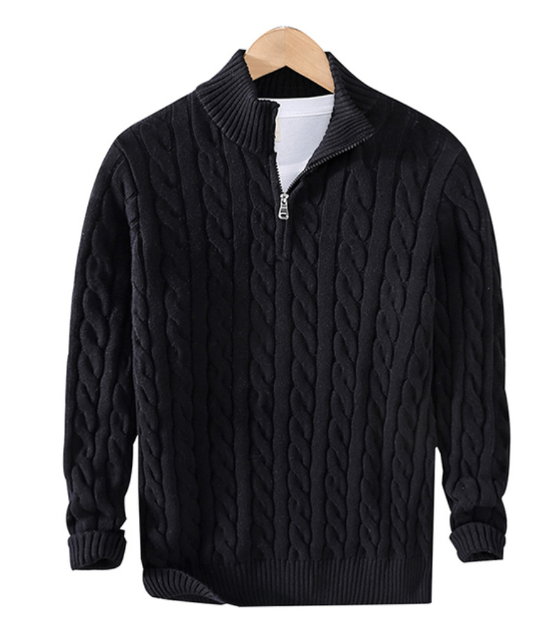 Pull en Tricot Doux pour Hommes - Élégance Moderne et Chaleur Confortable