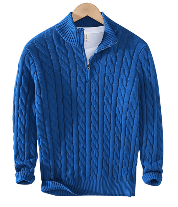 Pull en Tricot Doux pour Hommes - Élégance Moderne et Chaleur Confortable
