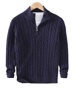 Pull en Tricot Doux pour Hommes - Élégance Moderne et Chaleur Confortable