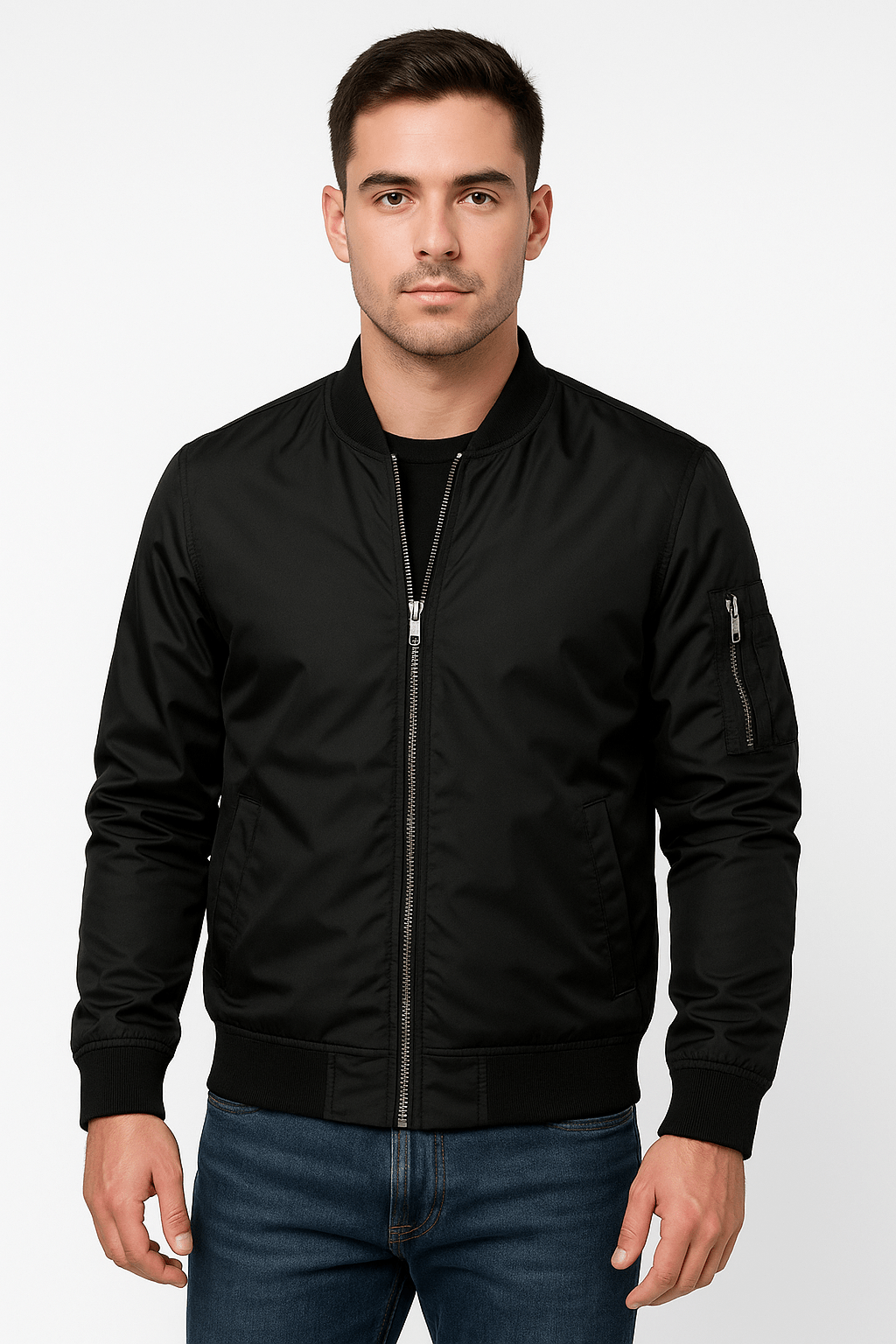 Veste Bomber Léger pour Hommes - Style Urbain et Confort Optimal
