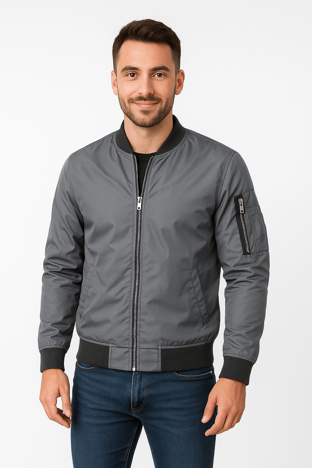 Veste Bomber Léger pour Hommes - Style Urbain et Confort Optimal