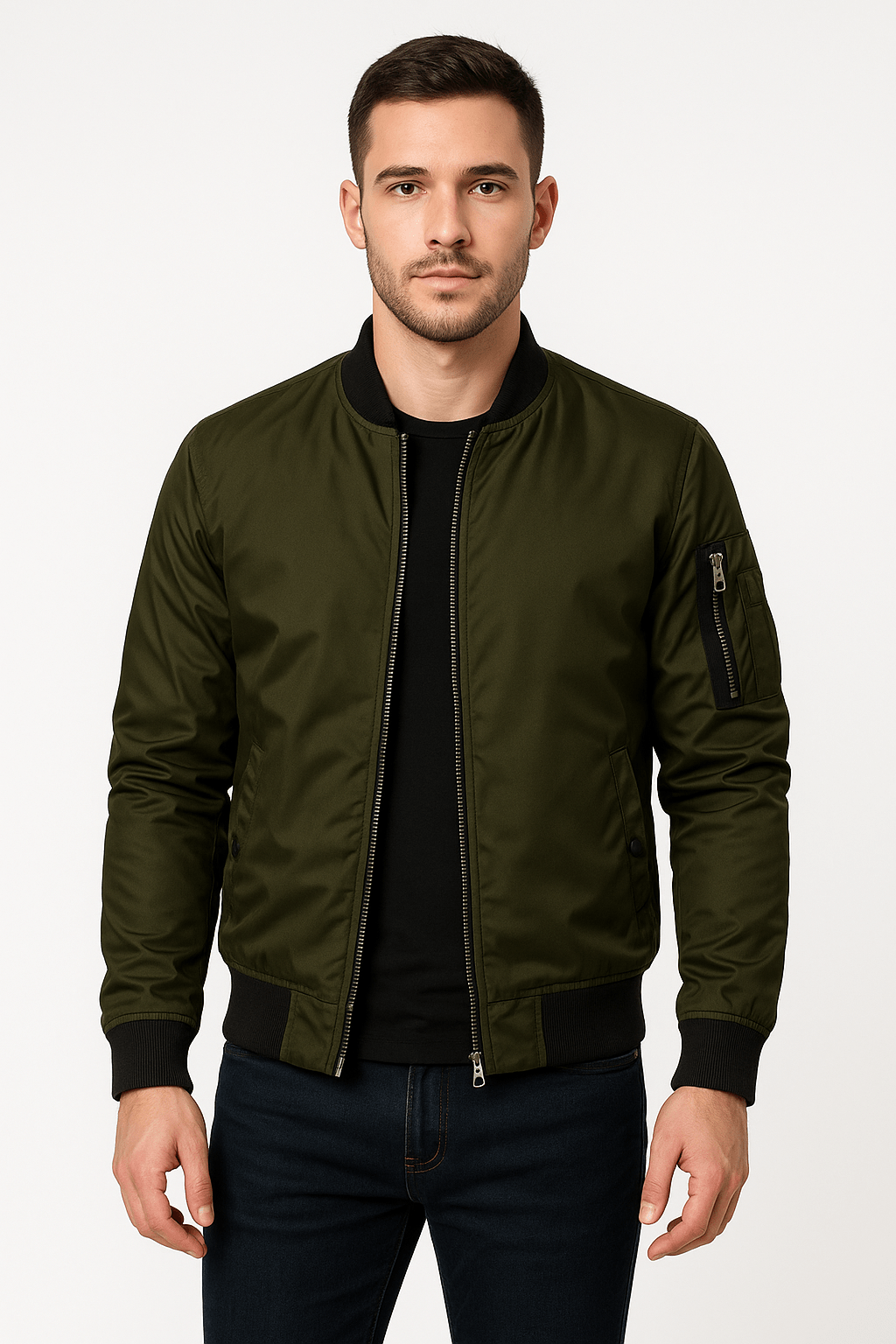Veste Bomber Léger pour Hommes - Style Urbain et Confort Optimal