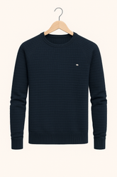 Sweat à Texture Unique pour Hommes - Confort et Style Contemporain