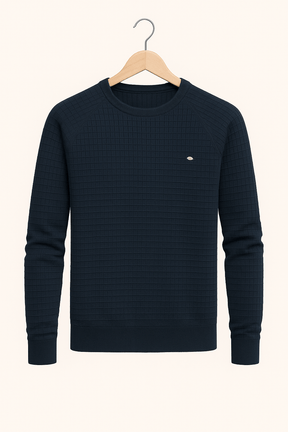 Sweat à Texture Unique pour Hommes - Confort et Style Contemporain