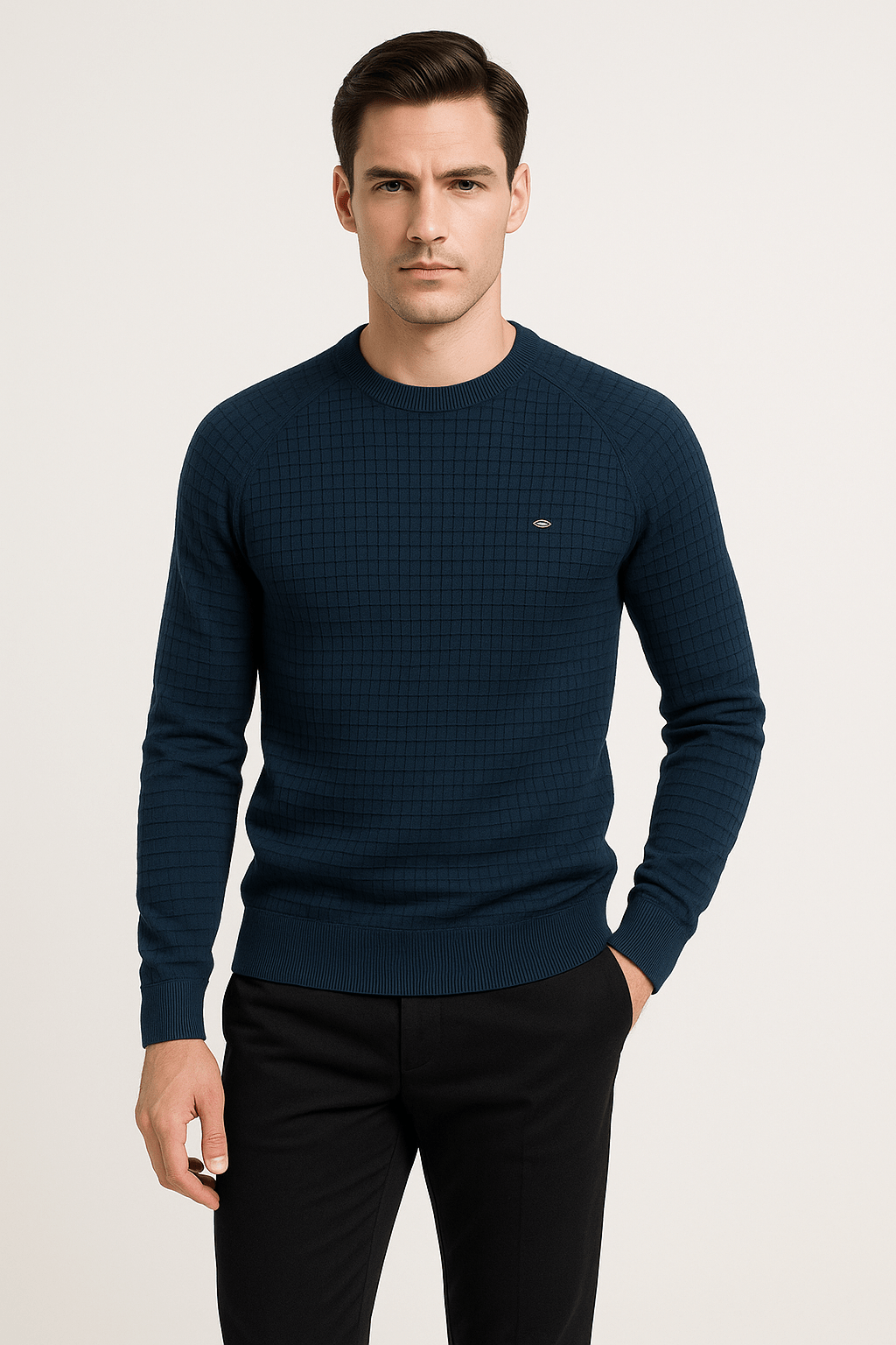 Sweat à Texture Unique pour Hommes - Confort et Style Contemporain