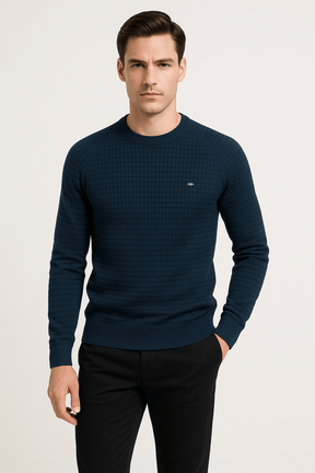 Sweat à Texture Unique pour Hommes - Confort et Style Contemporain