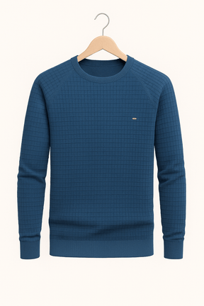 Sweat à Texture Unique pour Hommes - Confort et Style Contemporain