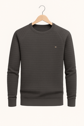 Sweat à Texture Unique pour Hommes - Confort et Style Contemporain