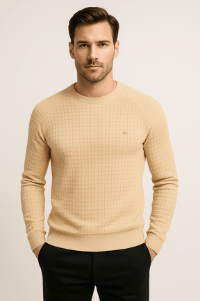 Sweat à Texture Unique pour Hommes - Confort et Style Contemporain