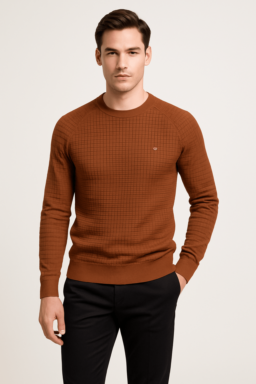 Sweat à Texture Unique pour Hommes - Confort et Style Contemporain