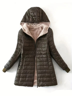 Manteau d'hiver Long pour Femmes - Imperméable et Élégant pour la Mi-saison