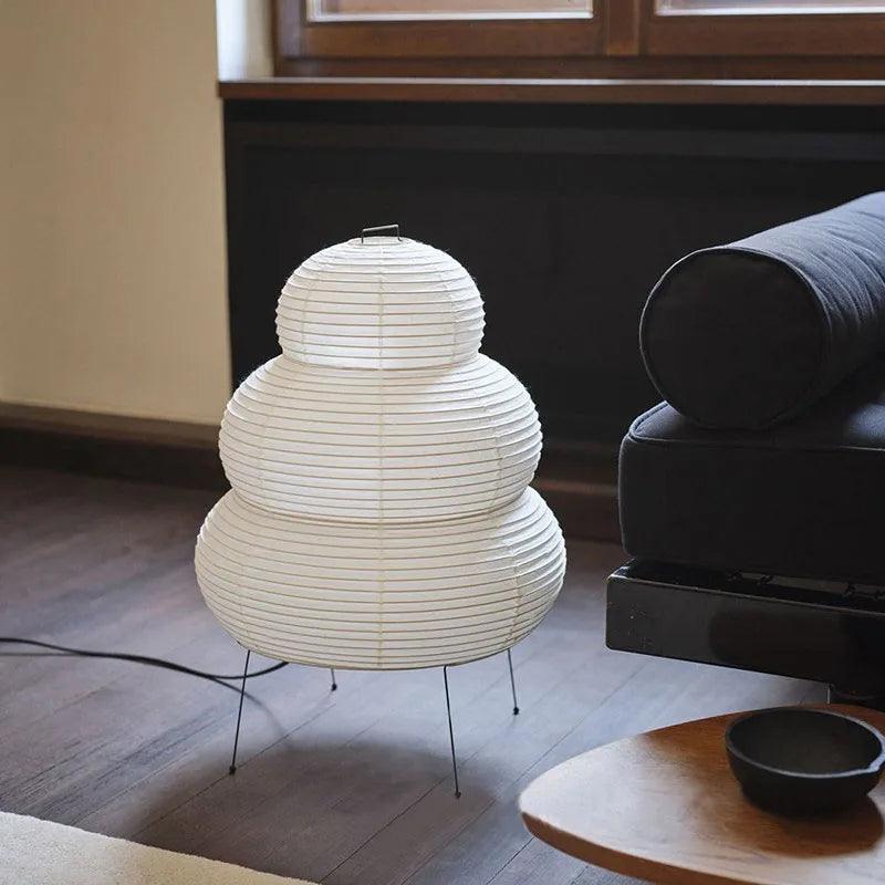 Lampe LED en Papier de Riz - Lumière Douce et Écologique