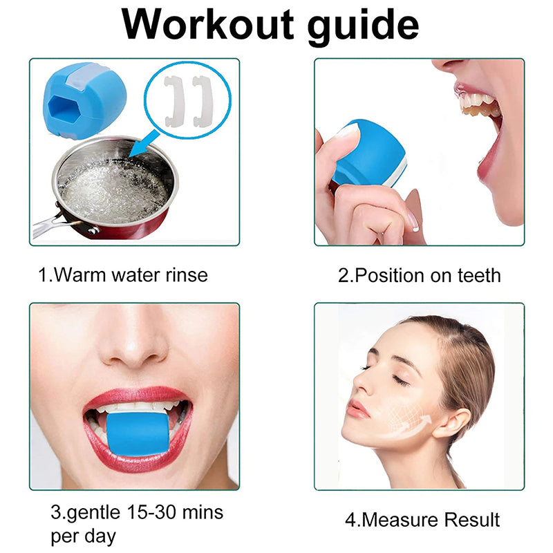 Exerciteur Facial pour Mâchoire - Affine et Définit les Traits du Visage