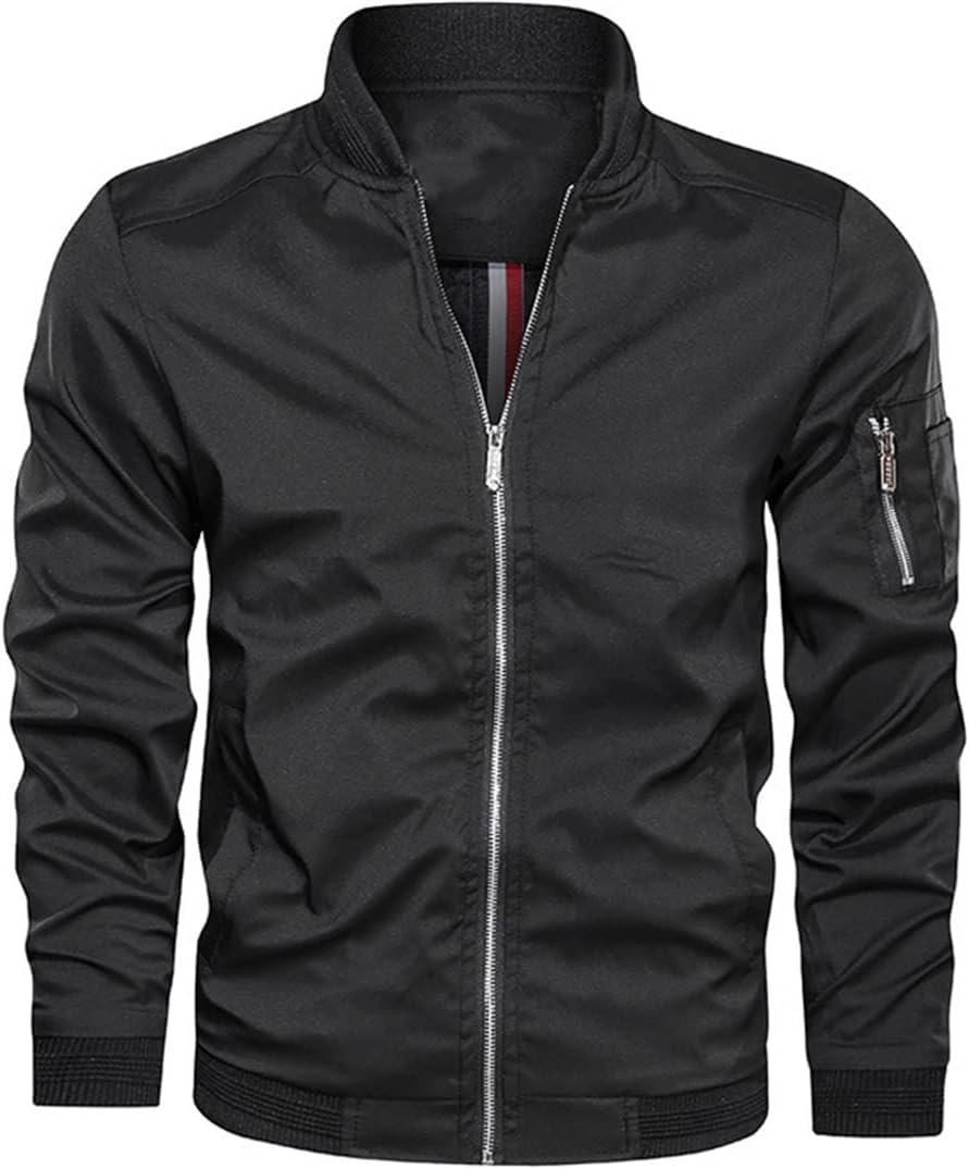 Veste Bomber Élégante pour Hommes - Style Moderne et Confort Quotidien