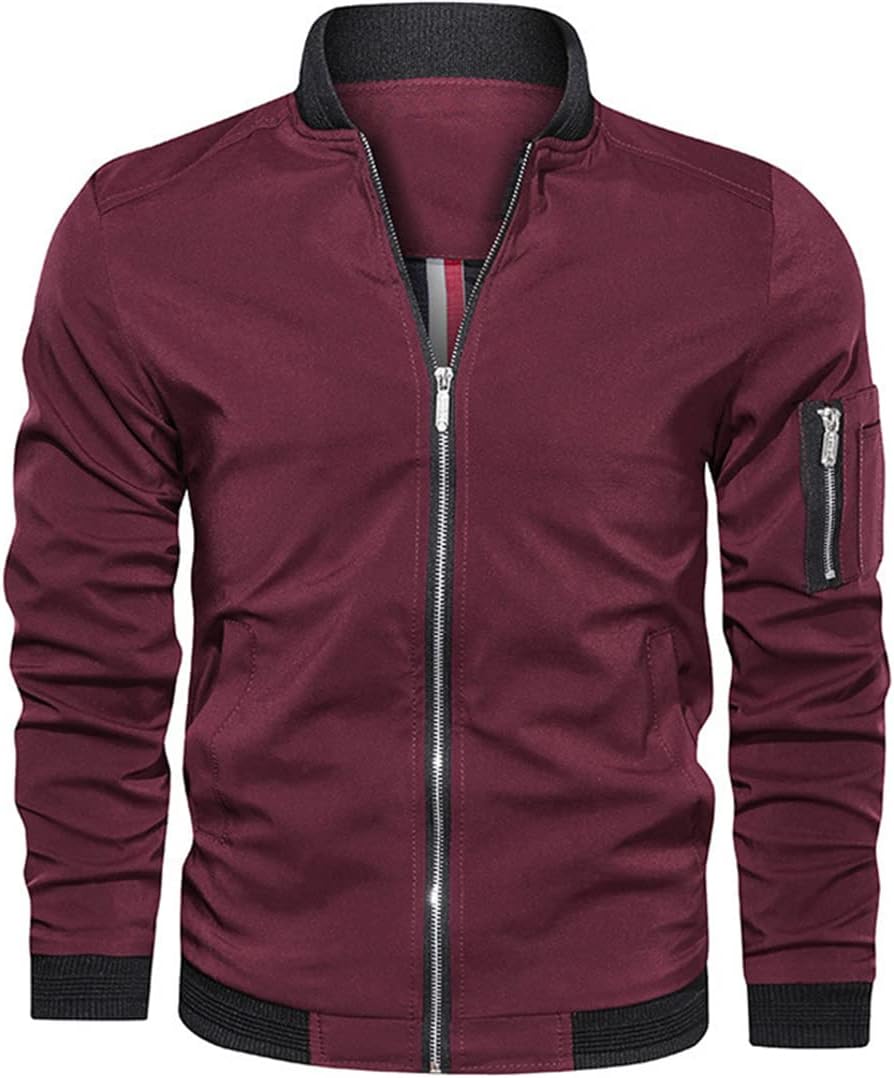 Veste Bomber Élégante pour Hommes - Style Moderne et Confort Quotidien