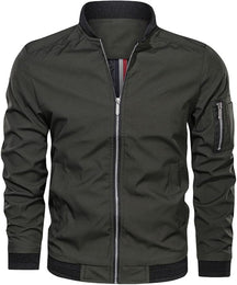 Veste Bomber Élégante pour Hommes - Style Moderne et Confort Quotidien