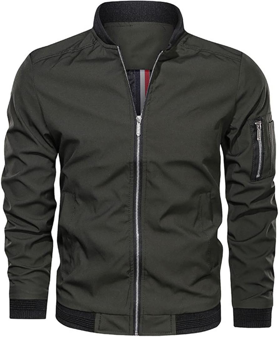 Veste Bomber Élégante pour Hommes - Style Moderne et Confort Quotidien