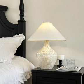 Lampe de Table en Coquillages - Design Élégant et Ambiance Apaisante