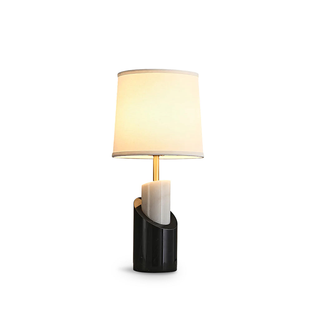 Lampe de Table en Marbre et Laiton - Élégance Classique pour Votre Intérieur