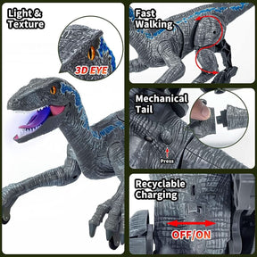 Dinosaure T-Rex Télécommandé | Animé avec Lumières et Sons