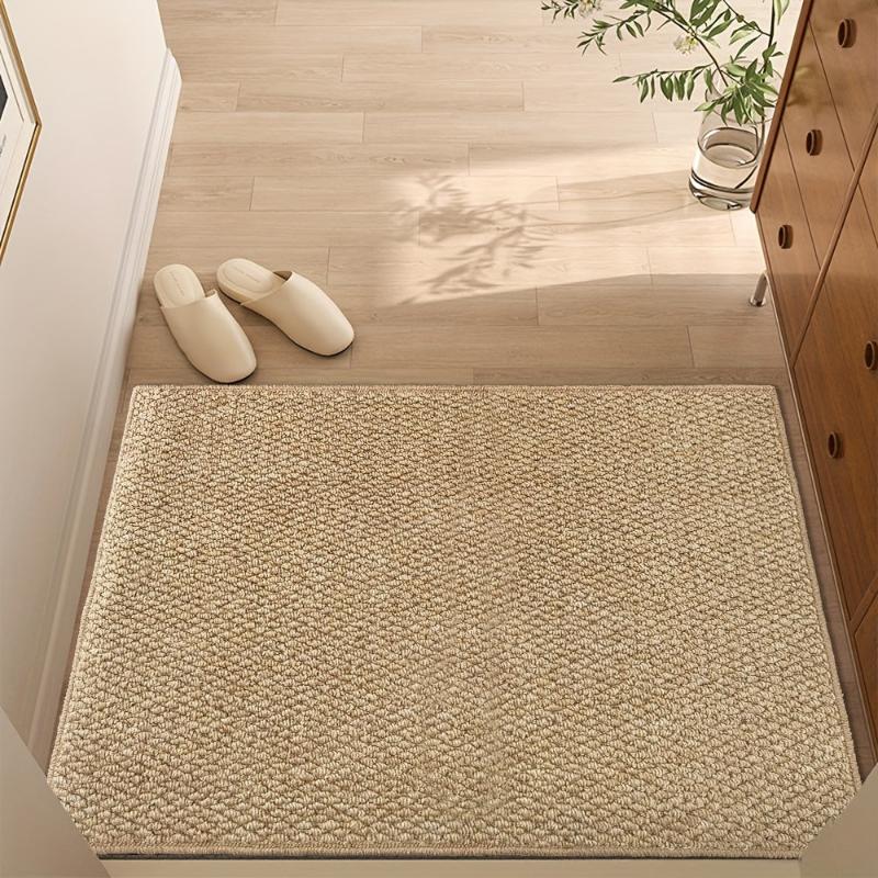 Tapis de Porte en Jute Naturel - Élégant et Antidérapant pour Entrée