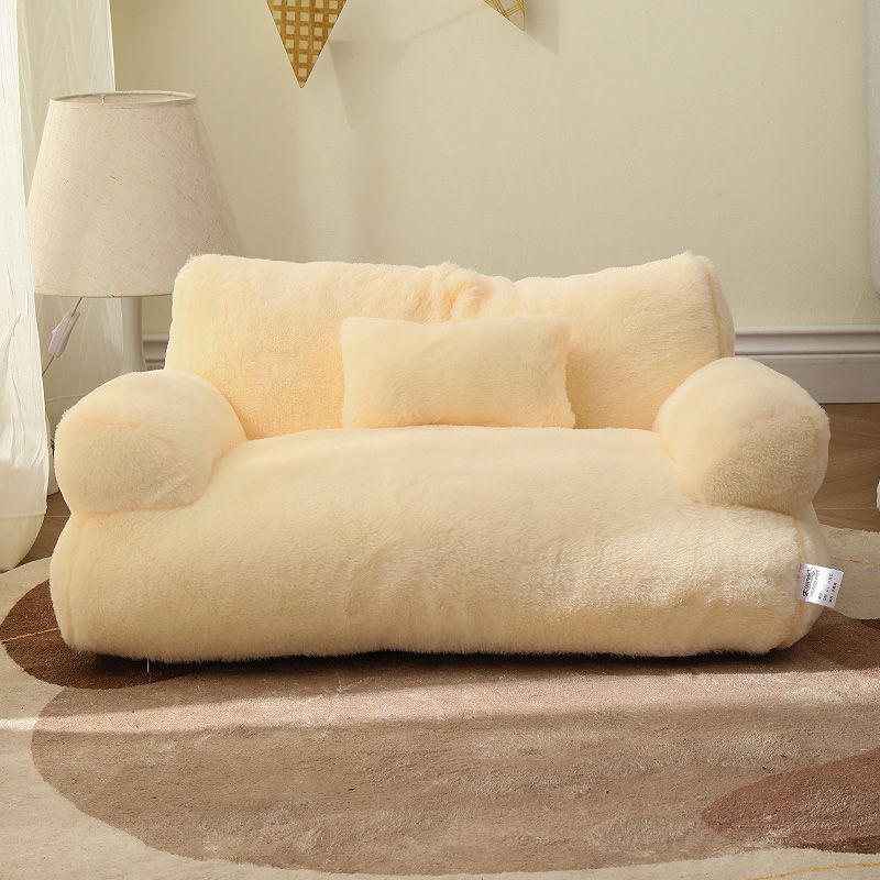 Canapé pour Animaux Doux et Spacieux - Confort Ultime et Lavable en Machine