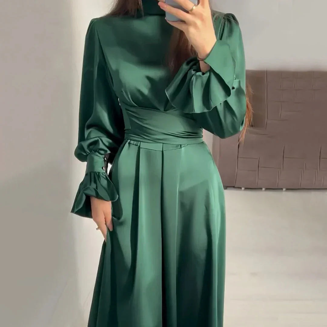 Robe Longue Élégante pour Femmes - Tissu Léger et Confortable