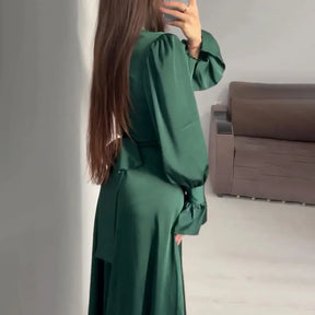 Robe Longue Élégante pour Femmes - Tissu Léger et Confortable