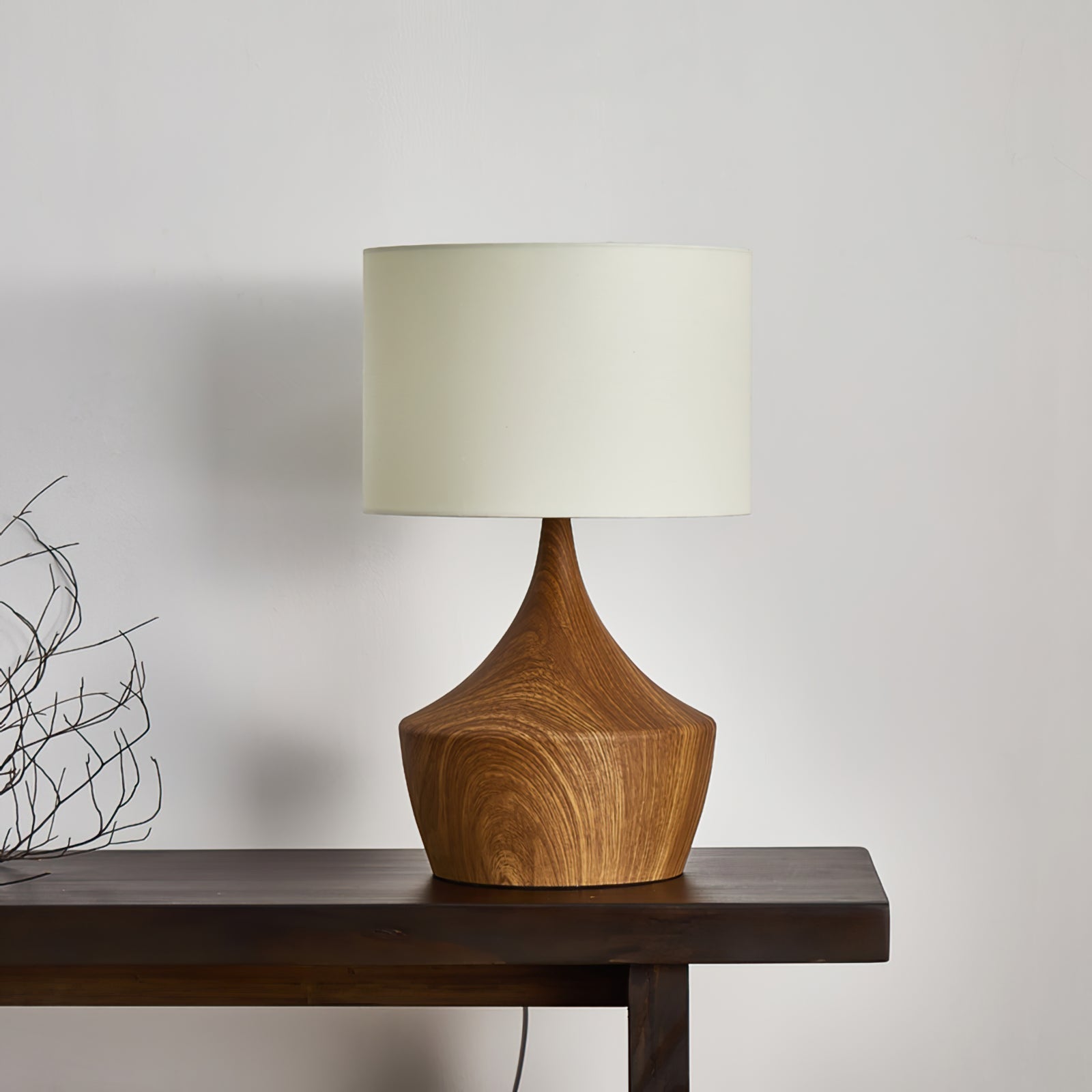 Lampe de Table Moderne en Tissu - Design Élégant et Lumière Chaleureuse
