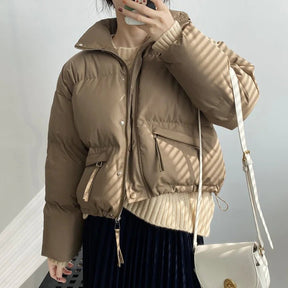 Veste d'hiver matelassée pour Femmes - Chaude et Élégante pour les Jours Froids