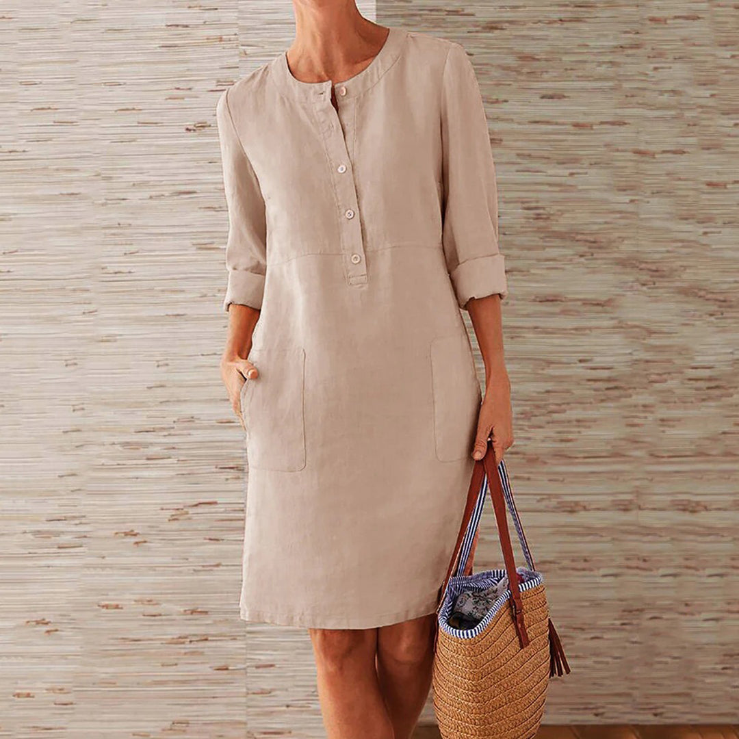 Robe d'été Polyester pour Femmes - Élégance Confortable et Polyvalente