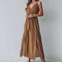 Robe Maxi Plage Femme - Col V Flatteur et Tissu Léger