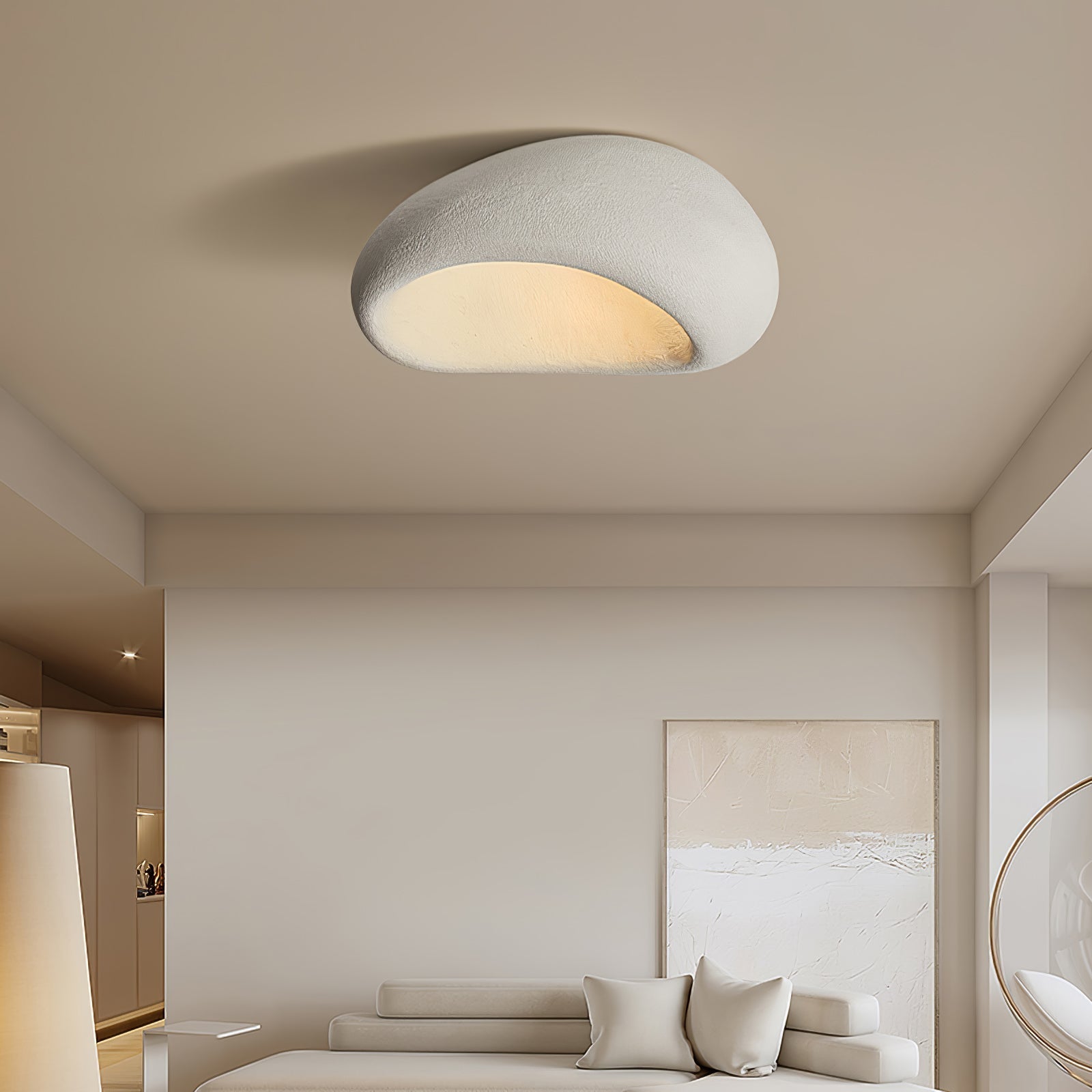 Plafonnier Design Nuage Aéré - Ambiance Conviviale et Artistique