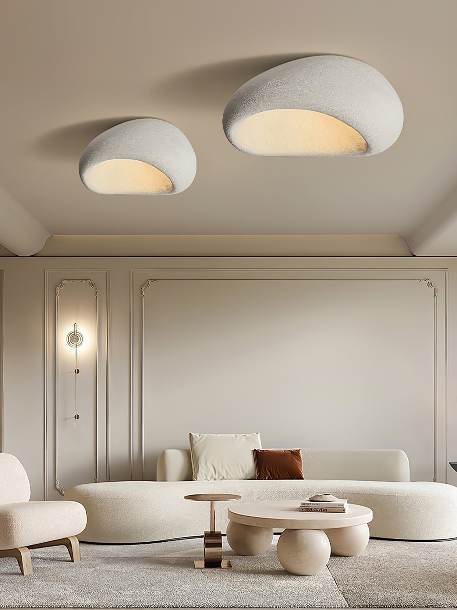 Plafonnier Design Nuage Aéré - Ambiance Conviviale et Artistique