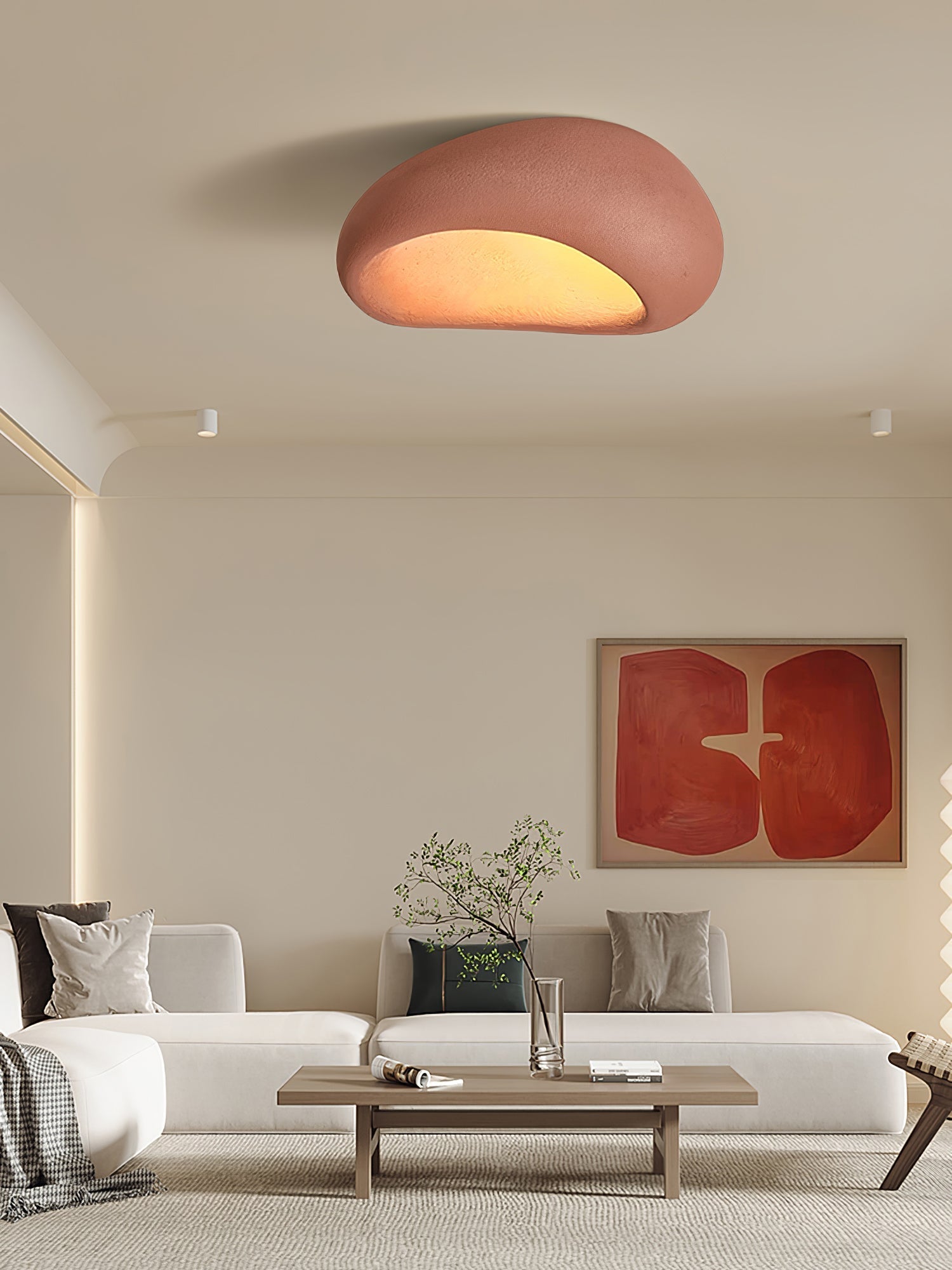 Plafonnier Design Nuage Aéré - Ambiance Conviviale et Artistique