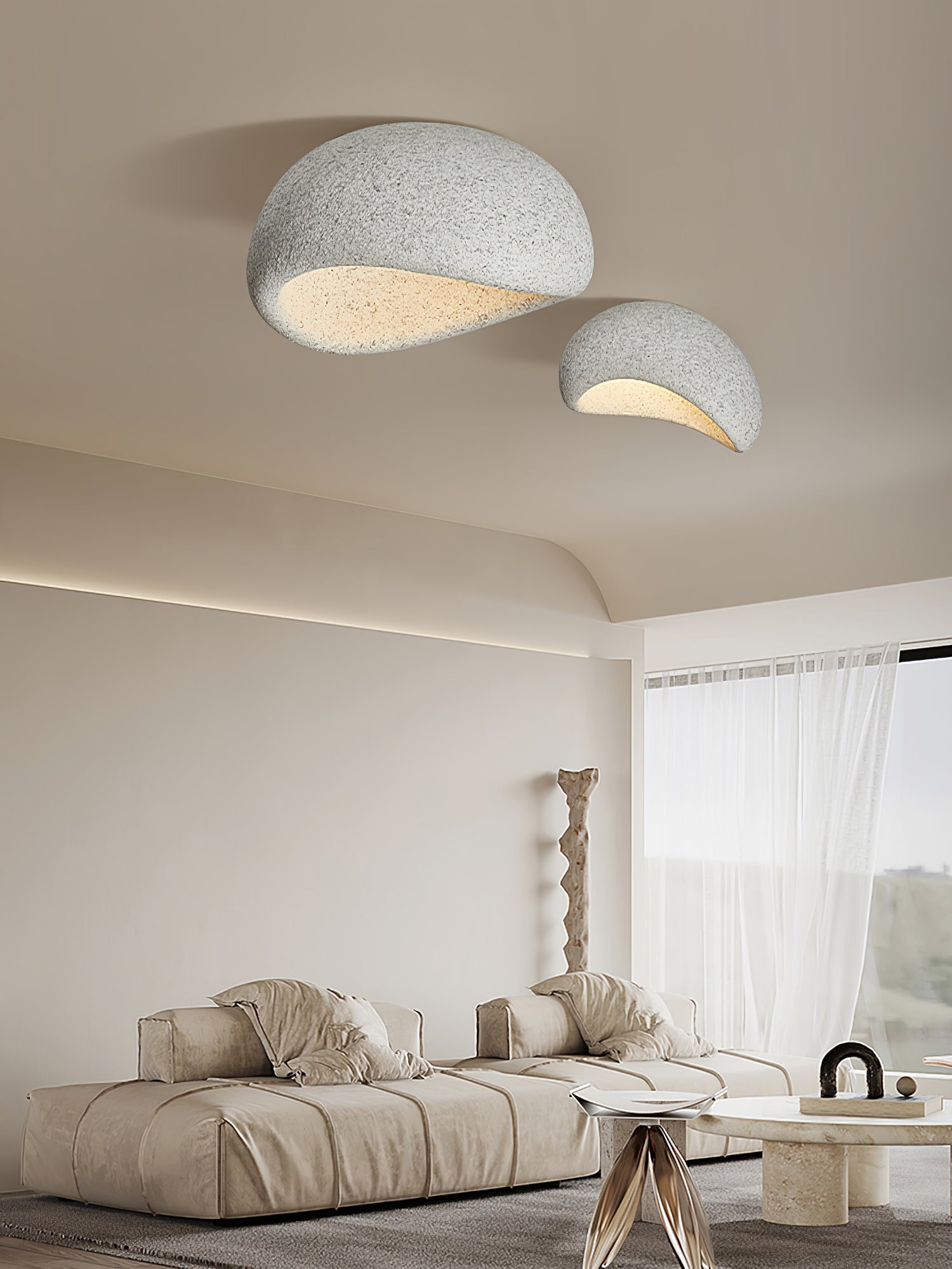 Plafonnier Design Nuage Aéré - Ambiance Conviviale et Artistique