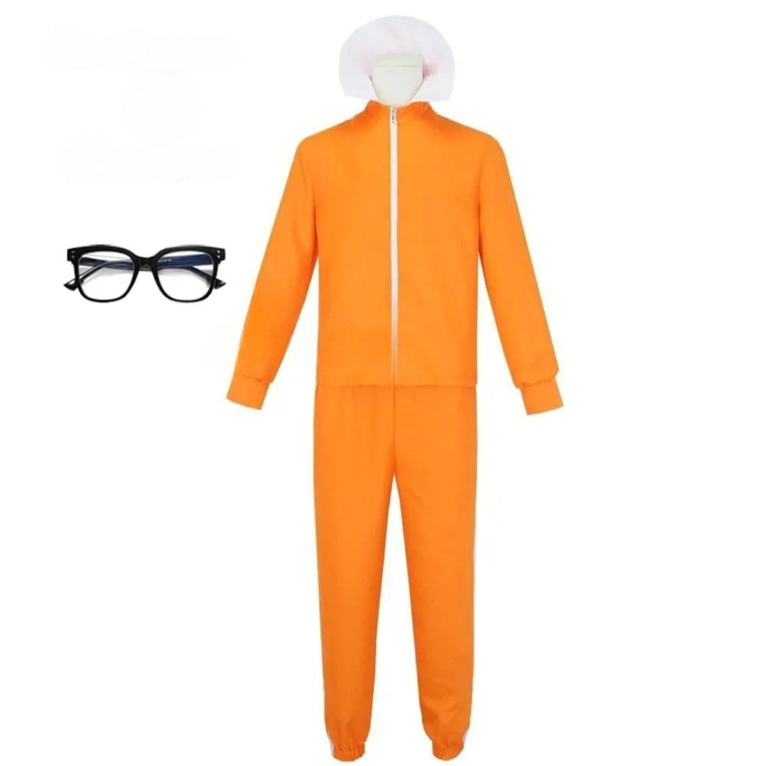 Costume Halloween Méchant Dessin Animé - Ensemble Complet avec Masque et Écharpe