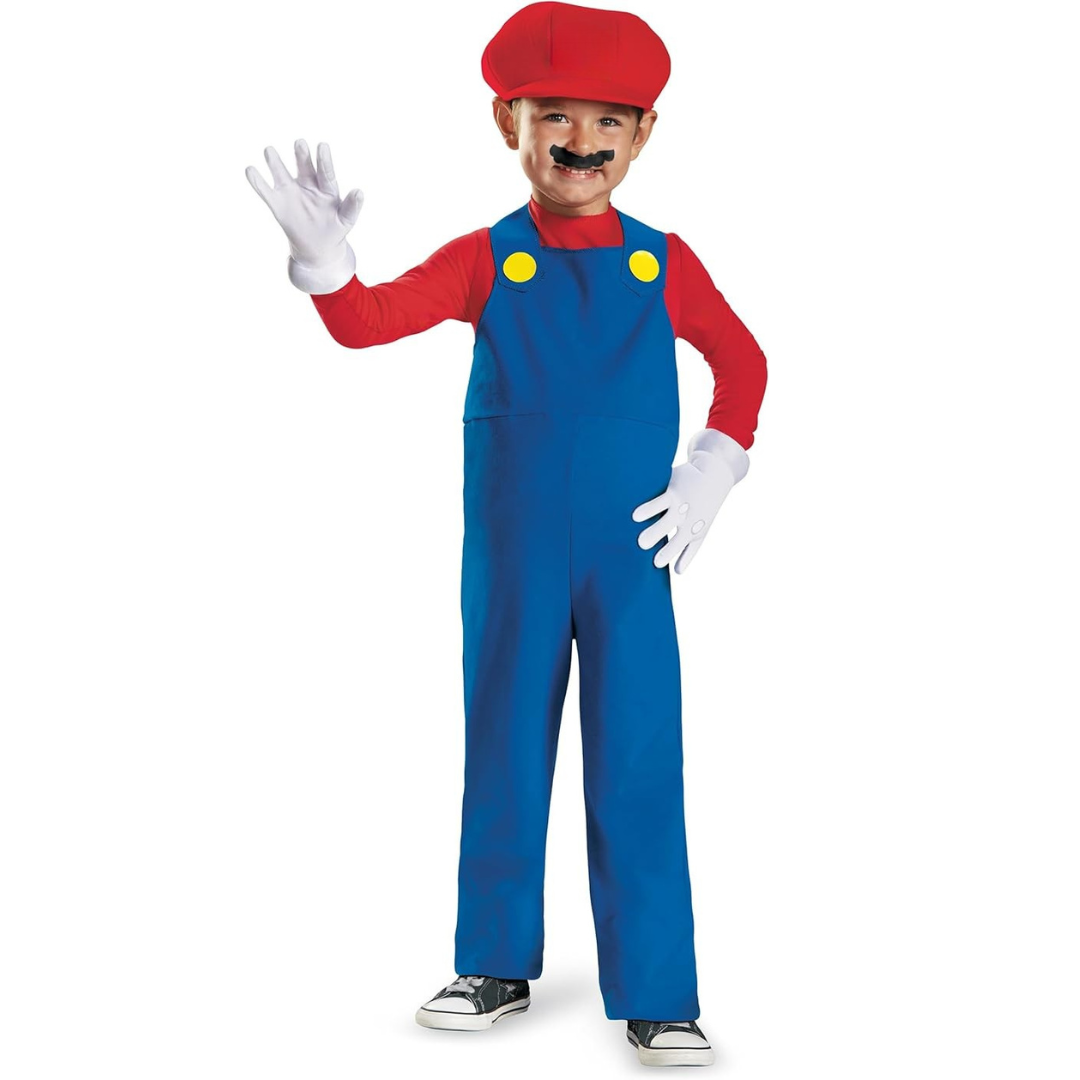 Costume d'Halloween pour Enfants - Salopette Colorée à Manches Longues