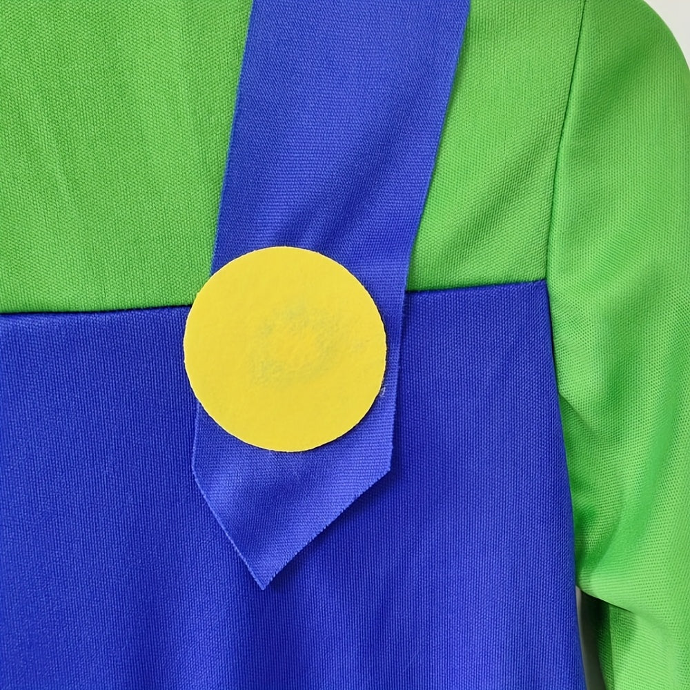 Costume d'Halloween pour Enfants - Salopette Colorée à Manches Longues