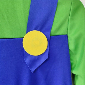 Costume d'Halloween pour Enfants - Salopette Colorée à Manches Longues