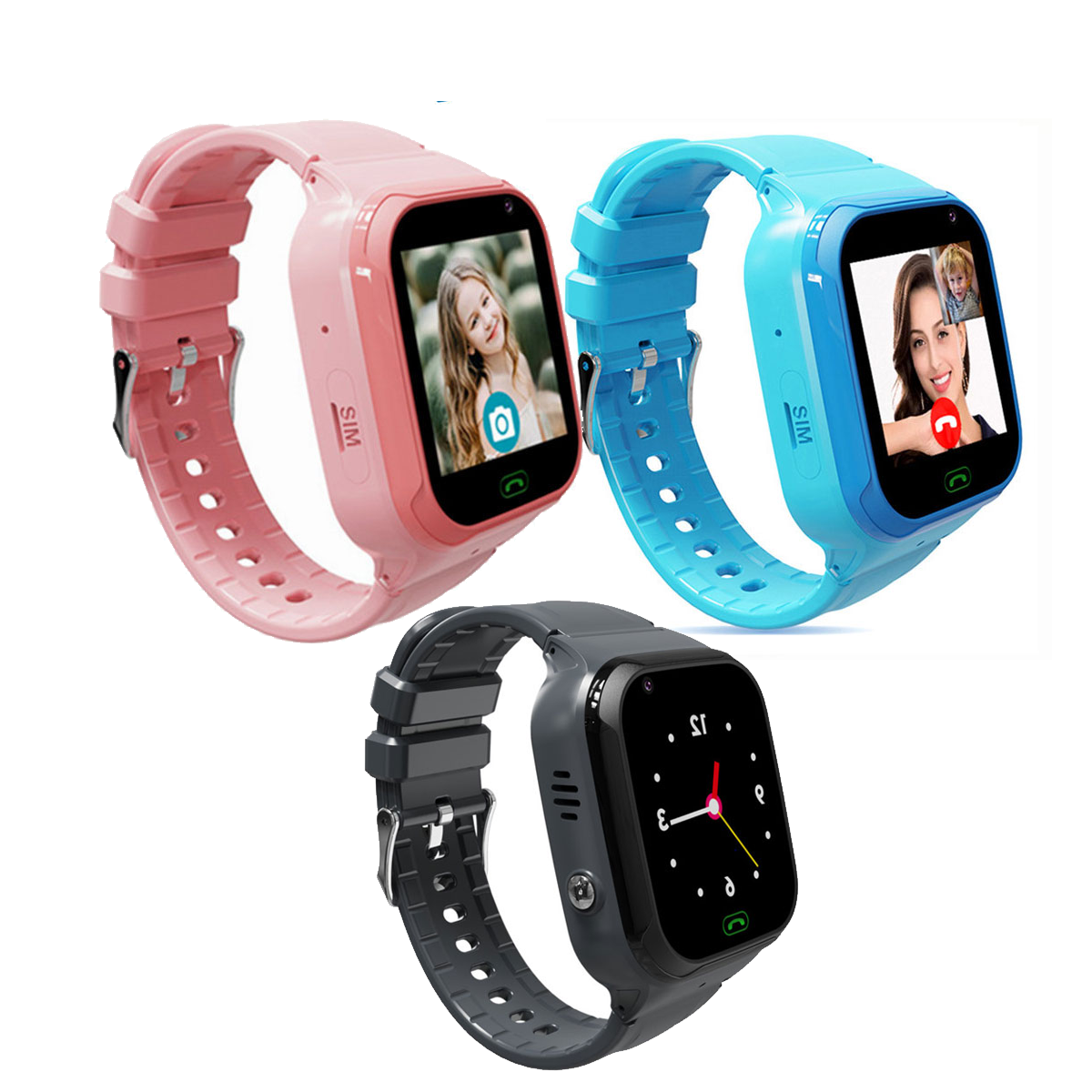 Montre GPS pour Enfants - Appels, SOS et Suivi Étanche