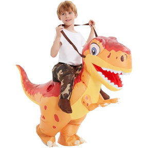 Costume de Dinosaure Gonflable Enfant - T-Rex à Enfourcher avec Ventilateur