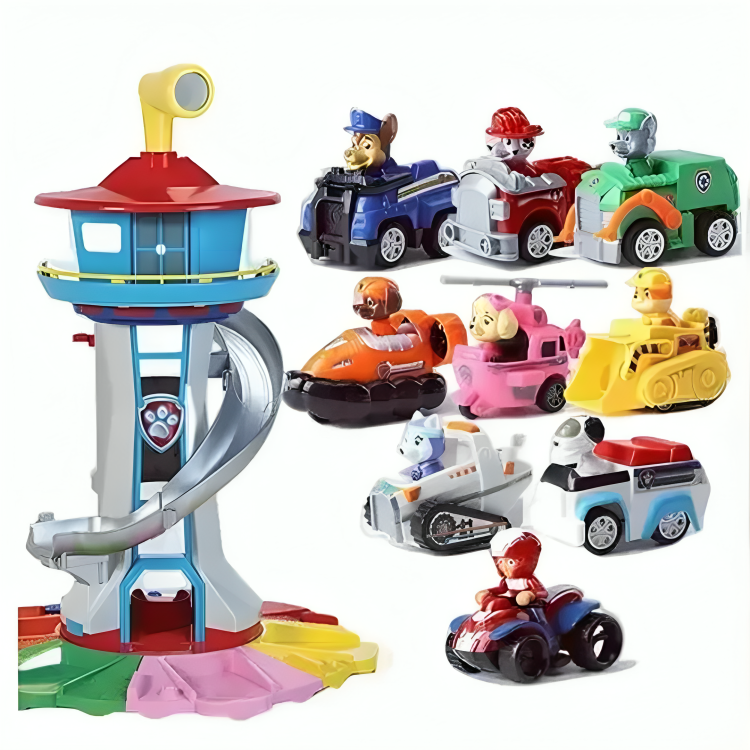 Tour de Jeu pour Enfants avec Toboggan - Activité Amusante pour Intérieur et Extérieur