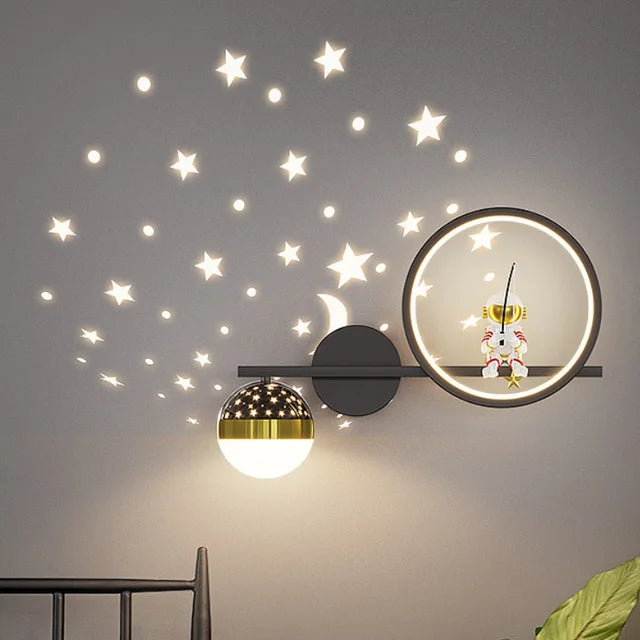 Applique Murale Enfant Design Amical - Lumière Douce et Apaisante pour le Sommeil